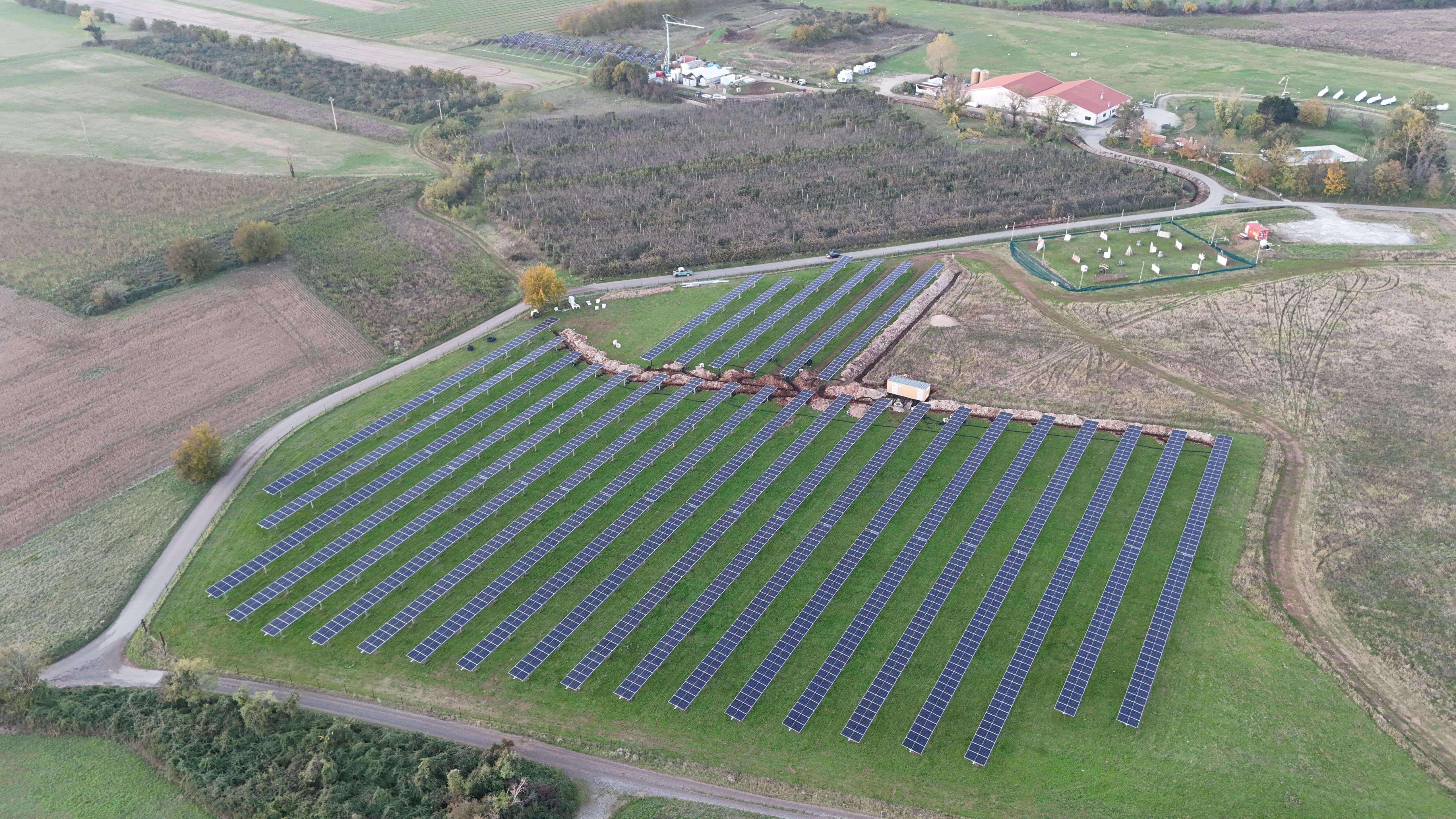 Munda Vis Parco Fotovoltaico Aereo